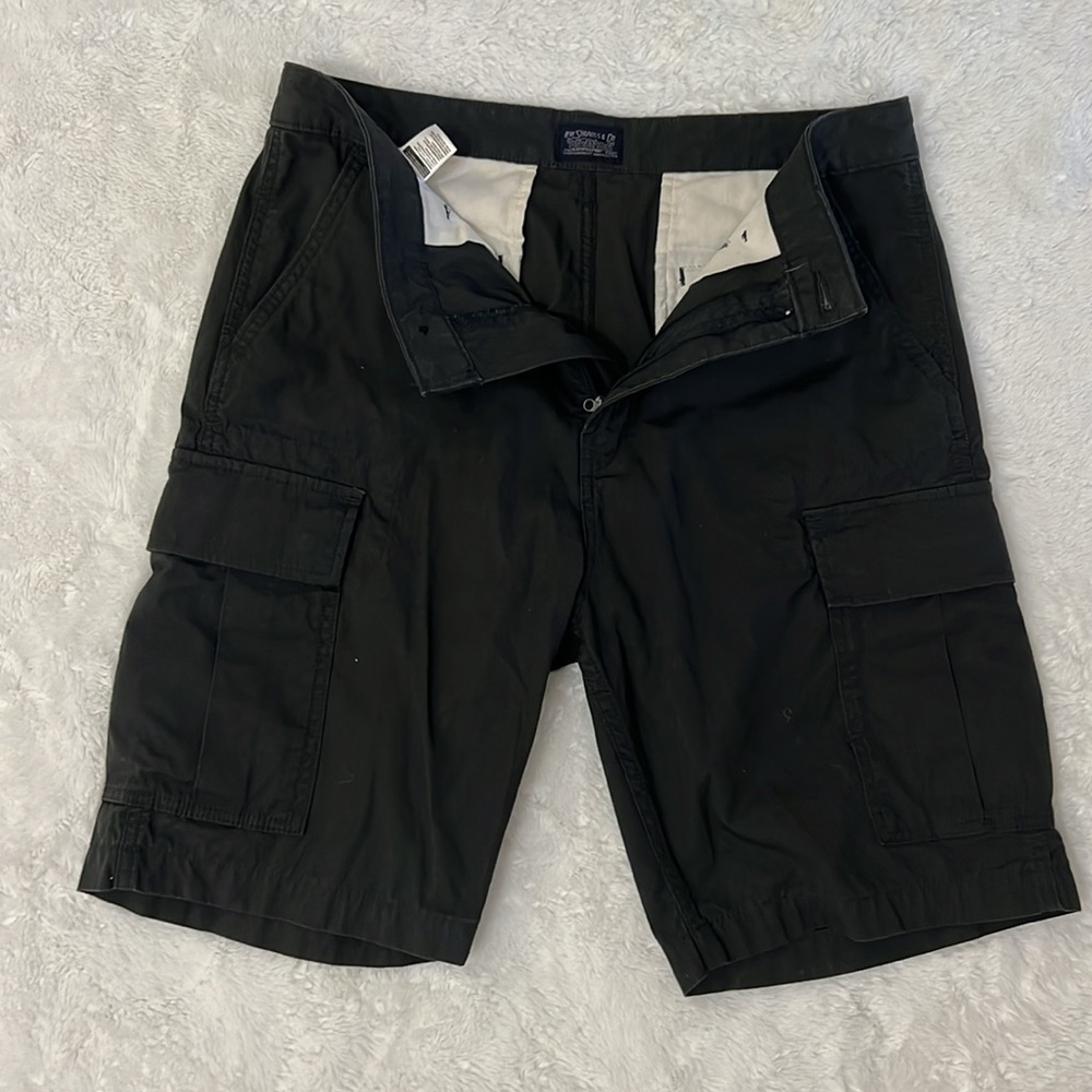 Signature by Levi Strauss Dark Gray Cargo Shorts Sturdy Design Size 32